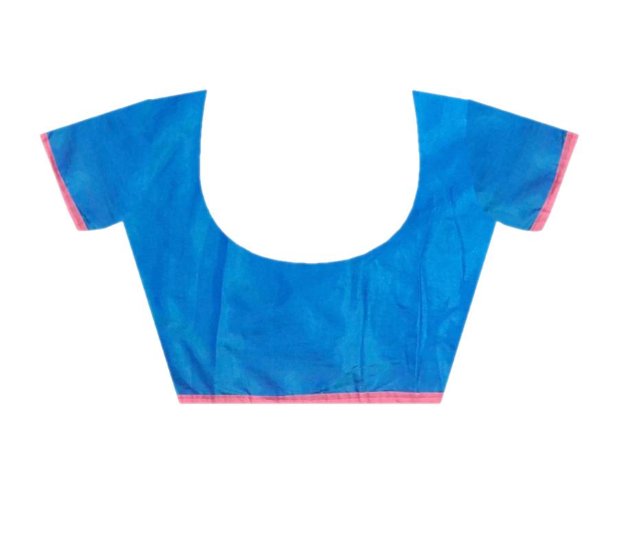 Kantha Stitched Silk Saree - Mayurkanthi - Image 7