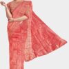 Red Mulberry Silk Saree - Image 3
