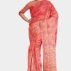 Red Mulberry Silk Saree - Image 2