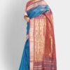 Maroon Bomkai Silk Saree - Image 2