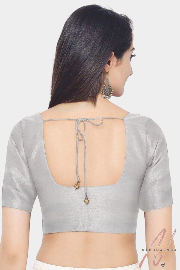 White Muslin Saree - Image 5