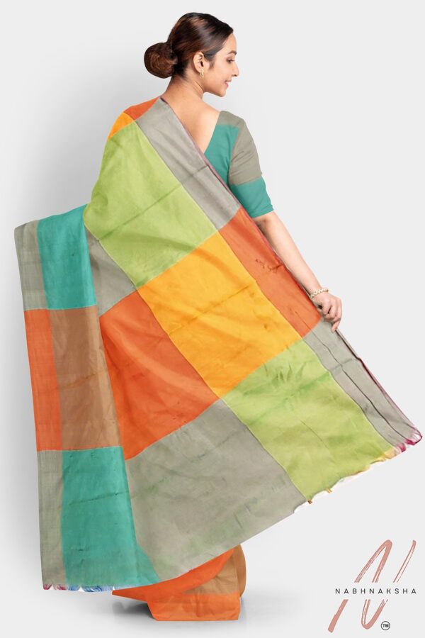Multicolored Silk Saree - Image 3