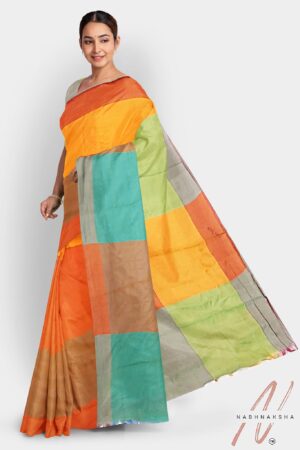 Multicolored Silk Saree
